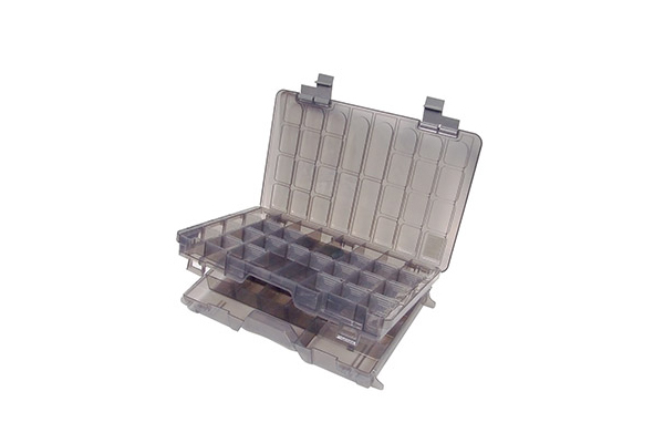 093072 / CUSTOMIZABLE HEAVY DUTY PLASTIC ORGANIZER WITH 2 STACKED LEVELS -