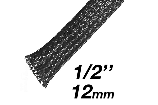  162798 / PET EXPENDABLE BRAIDED SLEEVING - 12MM (1/2