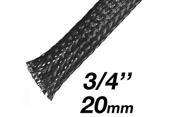  162799 / PET EXPENDABLE BRAIDED SLEEVING - 20MM (3/4