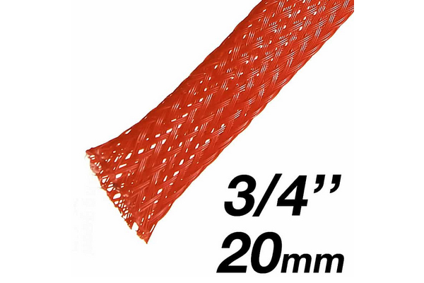  162825 / PET EXPENDABLE BRAIDED SLEEVING - 20MM (3/4
