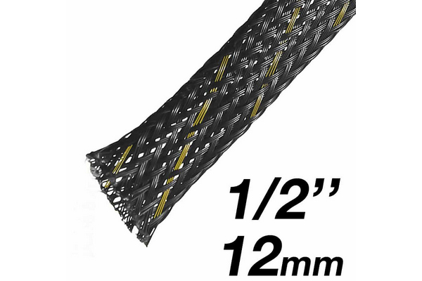  162835 / PET EXPENDABLE BRAIDED SLEEVING - 12MM (1/2