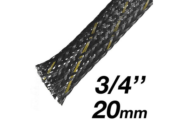  162836 / PET EXPENDABLE BRAIDED SLEEVING - 20MM (3/4