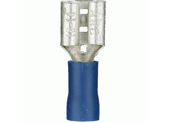  BVFD205 / Blue  Female Quick Disconnect 16-14 Gauge .205 - 100/BAG