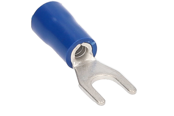  BVST6 / Blue  Spade Terminal 16-14 Gauge #6 - 100/BAG