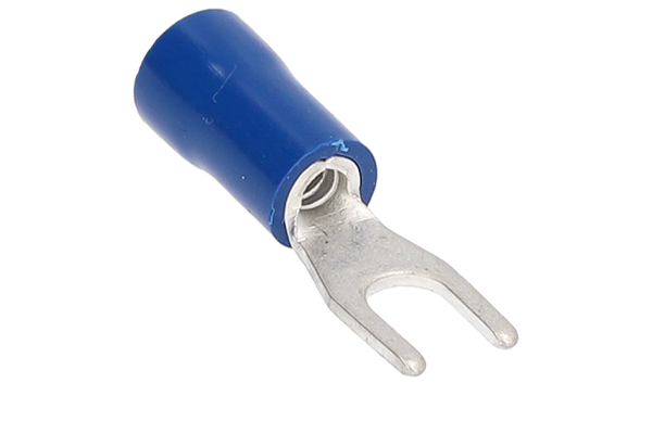  BVST8 / Blue  Spade Terminal 16-14 Gauge #8 - 100/BAG