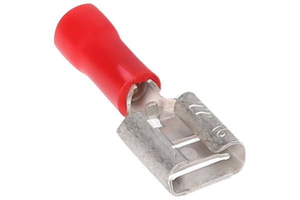  RVFD250 / Red Vinyl Female Disconnect 22-18 Gauge .250 - 100/BAG