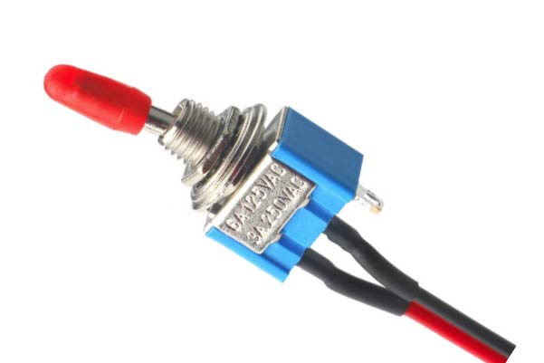  SWT-22MW / Toggle Switch (On-Off), 2-Pin W Leads