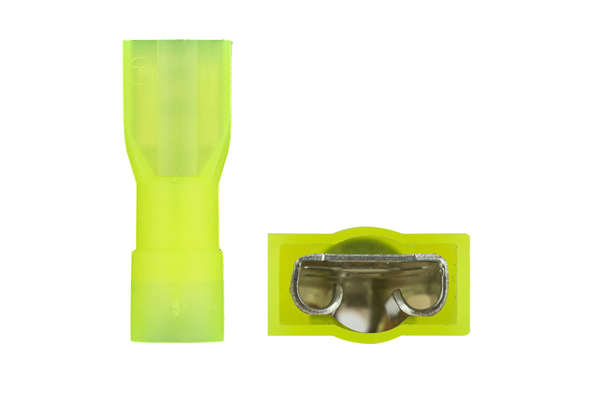  YNFD250F / Yellow  Female Disconnect 12-10 Gauge .250 - 100/BAG