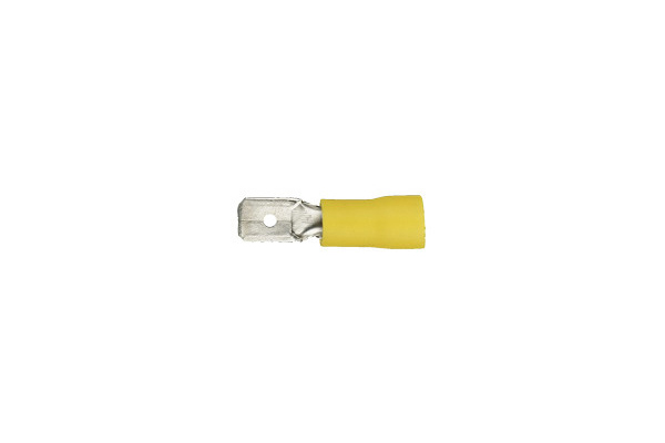  YVMD250 / Yellow Male Disconnect 12-10 Gauge .250 - 100/BAG