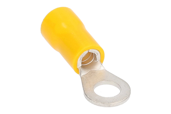  YVRT10 / Yellow  Ring Terminal 12-10 Gauge #10 - 100/BAG