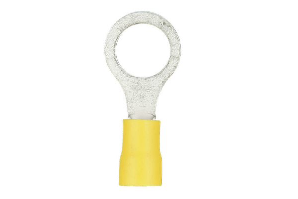  YVRT516 / Yellow  Ring Terminal 12-10 Gauge 5/16 - 100/BAG