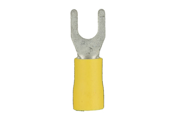  YVST6 / Yellow  Spade Terminal 12-10 Gauge #6 - 100/BAG