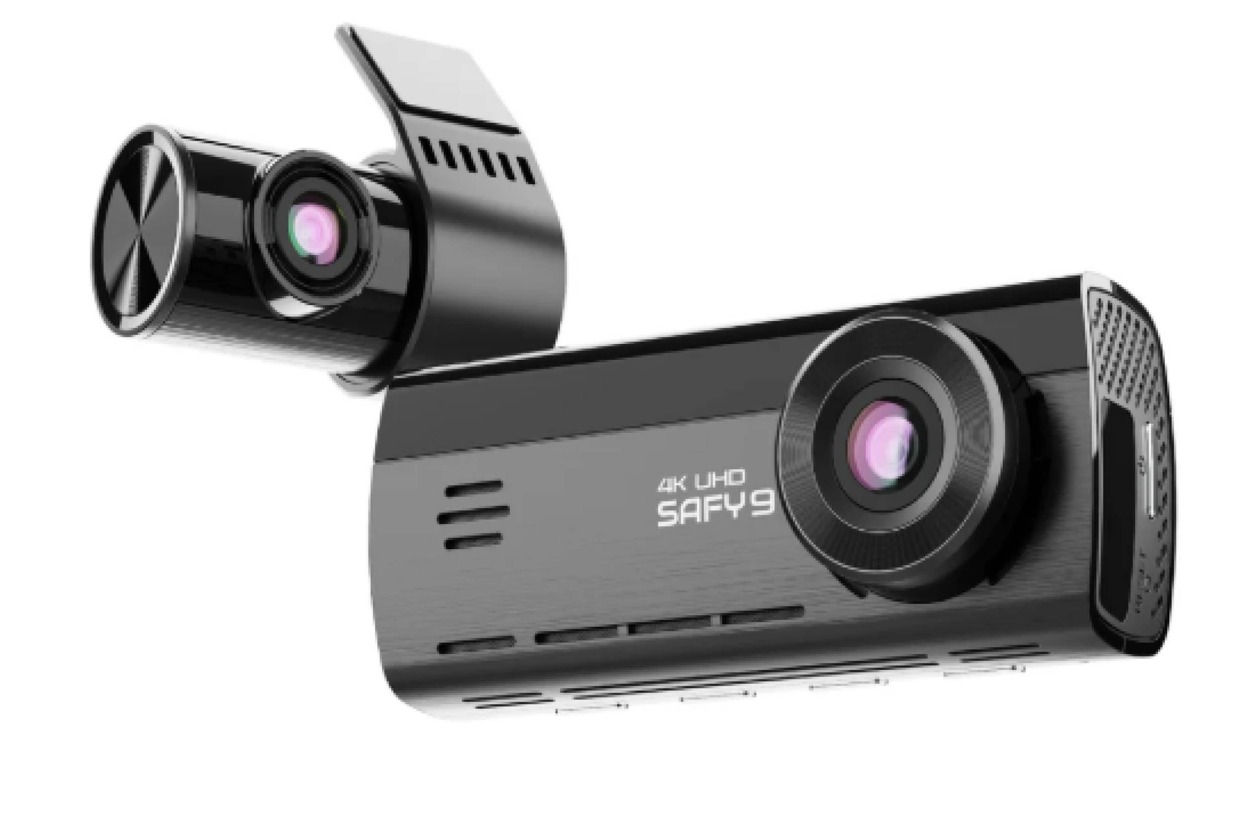  SAFY9-2CH-64 / SAFY 2-CHAN 4K UHD DASHCAM SONY STARVIS, w/ WIFI 64GB CARD