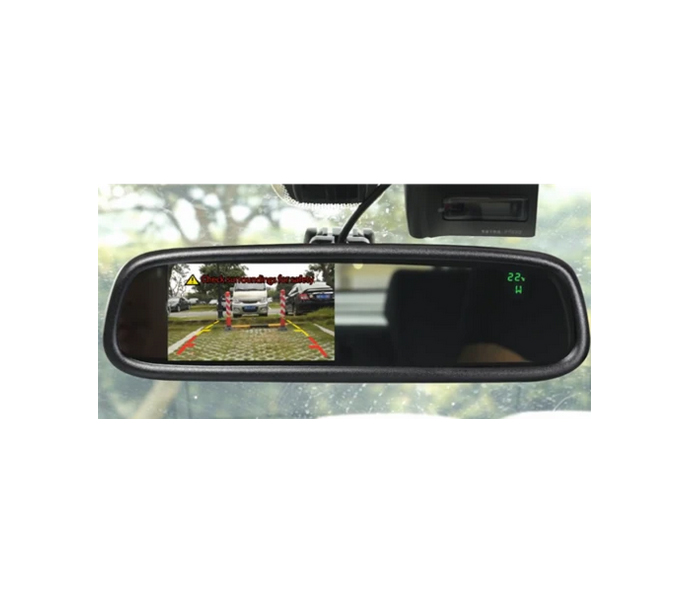 VTM43TC / Replacement OE Style mirror with compass and temperature.