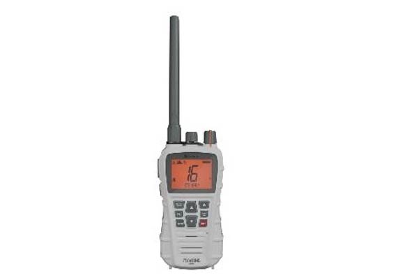  BLUEBOUND-350WH / ALL NEW 6-WATT BLUEBOUND 350 VHF FLOATING MARINE HANDHELD RADIO, WHITE