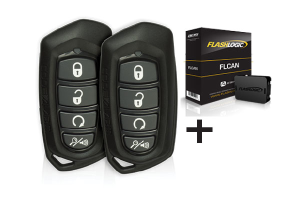 CA5055-FLCAN / 4 BUTTON REMOTE STARTER / KEYLESS ENTRY WITH FLCAN INTERFACE MODULE