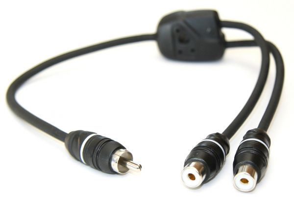  FSF030 / FSF030-RCA Y ADAPTER,1male 2 female,30cm(1ft)