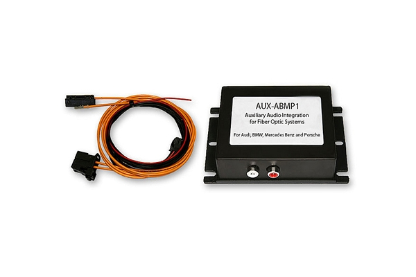  AUX-ABMP1 / Auxiliary Audio Input Interface for Fiber Optic Systems - Audi, BMW, Mercedes Benz & Porsche