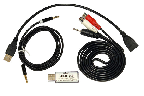  USB-3.5 / USB to 3.5mm Auxiliary Audio Input Adapter