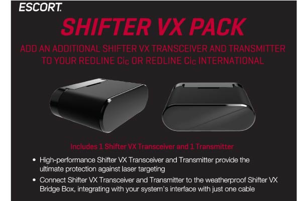  ShifterVX-Pack / Shifter VX Pack - 2 VX Laser Shifters (1 Transceiver / 1 Transmitter)