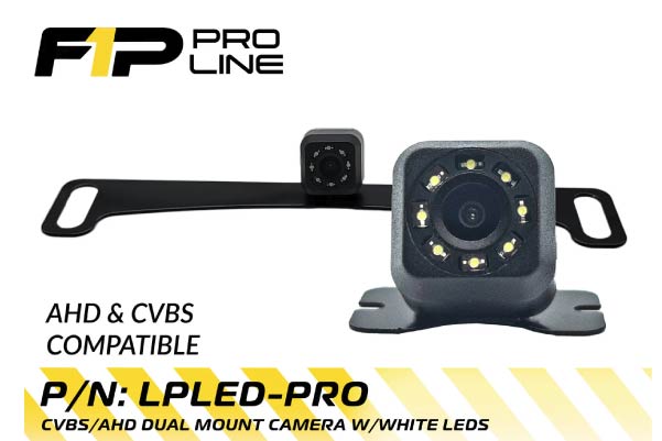  LPLED-PRO / Universal Selectible AHD/CVBS Dual Mount Universal Camera with 8 White LEDs