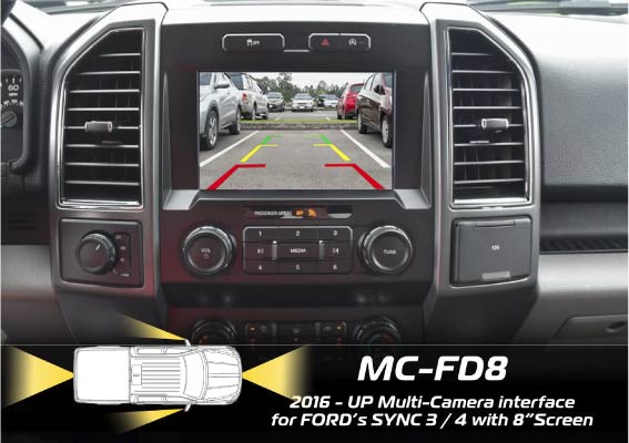  MC-FD8 / Multi-Cam interface for Select Ford with SYNC 3 or SYNC 4 8
