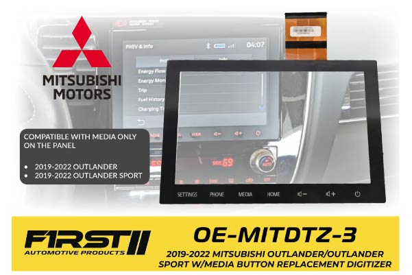  OE-MITDTZ-3 / 2020-2022 Outlander/Outlander Sport without Nav & no knobs
