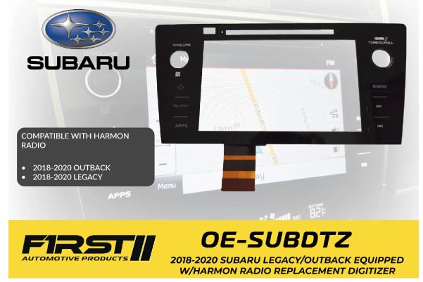  OE-SUBDTZ / 2018-2020 Subaru Otback and Legacy with the Harmon Radio