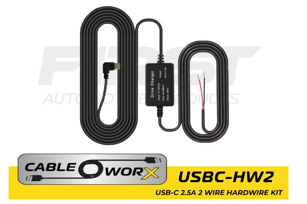  USBC-HW2 / USB C 2 Wire Hardwire KIT