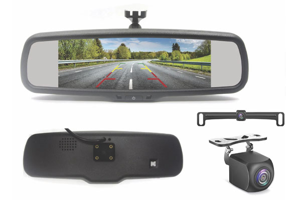  MIR73AHDKIT / 7.5 MIRROR WITH 2 VIDEO INPUT AND LICENCE PLATE CAMERA