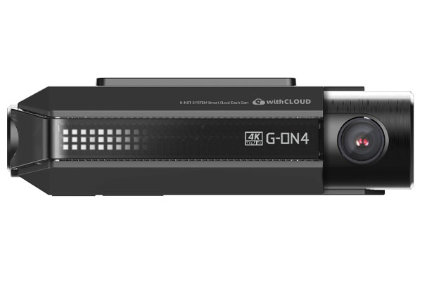  G-ON4 / 2CH HDR 4K UHD Dash Cam with 1080p Rear Camera, with CLOUD