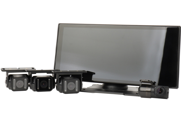  GT9000 / 4CH Dashcam: 1080p Front, Sides (L/R) and Rear Cameras + 10.36