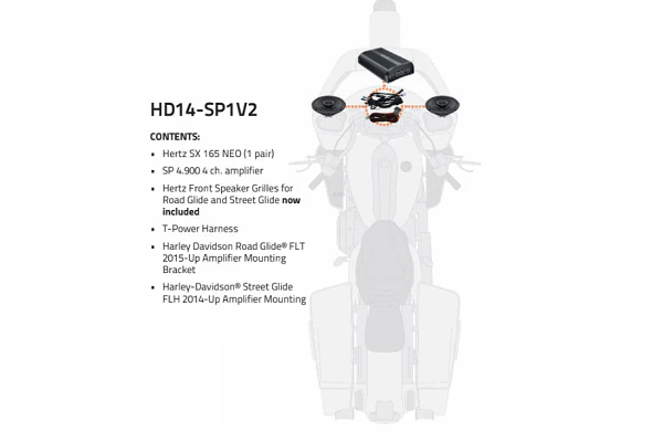  HD14H-SP1V2 / 14+ Harley-Davidson® Sound Pack 1 - Version 2