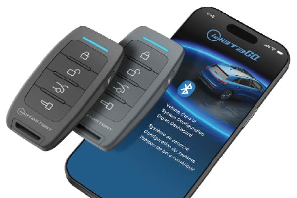  CK-2020G-HCX / Long range, 2-way remote start system-Bluetooth enabled smartphone control