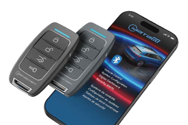  CK-2525G-HCX / Extended long range, 2-way remote start and security system-Bluetooth enabled smartphone control