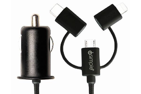  IS3CLA / 3 IN 1 CHARGER WITH 2.4A