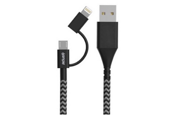  IS9317 / 1M Max Series Lightning and Micro USB Cable for Charge or Sync