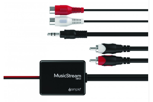  ISBT23 / MUSIC STREAM BLUETOOTH MUSIC RECEIVER TO RCA W/ 3.5 MM AND