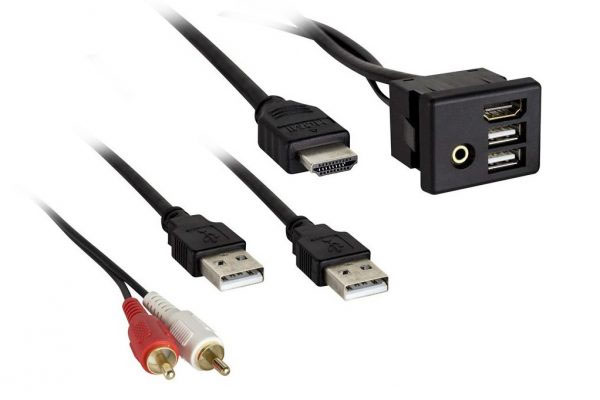  GMPUUSBHDMI / Dash Mount USB/HDMI/AUX Replacment Bezel