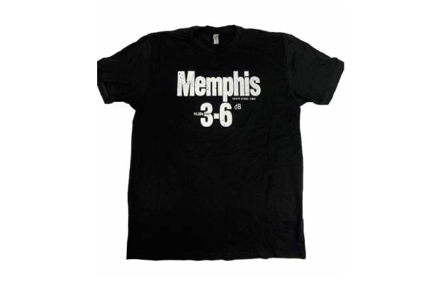  MASHIRTDBXL / MEMPHIS AUDIO SHIRT 3-6 DB - BLACK - XL