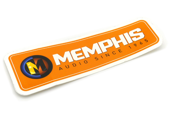  MASTICKERORANGE / Orange Memphis Audio Wedge Sticker