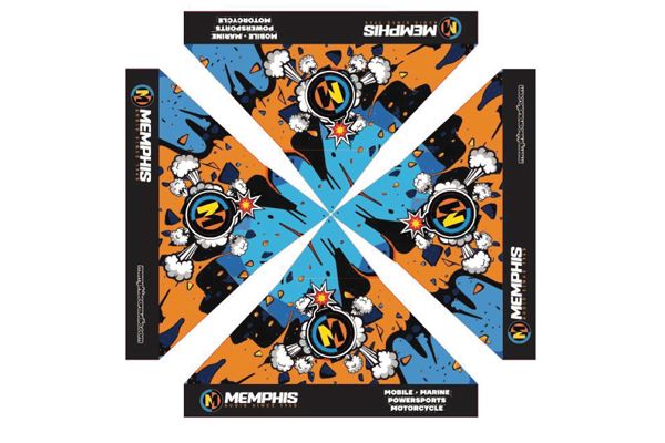  TENTMEMPHIS24-W / MEMPHIS AUDIO 10'X10' TENT + WHEELBAG- LIMITED EDITION