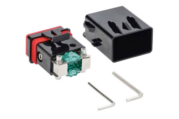  IBR141 / DUAL MINI ANL WATERPROOF FUSE HOLDER 0/2/4 GA MARINE CERT