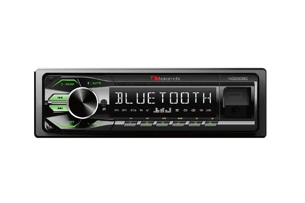 NQ512BG / 1DIN Mechless, USB, BT, App Control, Green Backlight