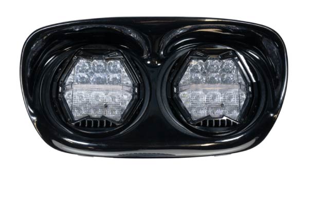  LEDHPW-LY-HL-RG001 / ROAD GLIDE UP TO 2014 Dual white headlights  (DOT COMPLIANT)