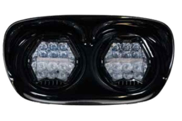 LEDHPW-LY-HL-RG001 / ROAD GLIDE UP TO 2013 Dual white headlights  (DOT COMPLIANT)