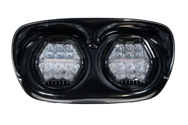  LEDHPWY-LY-HL-RG001 / ROAD GLIDE UP TO 2014 white/yellow headlights (off road use only)
