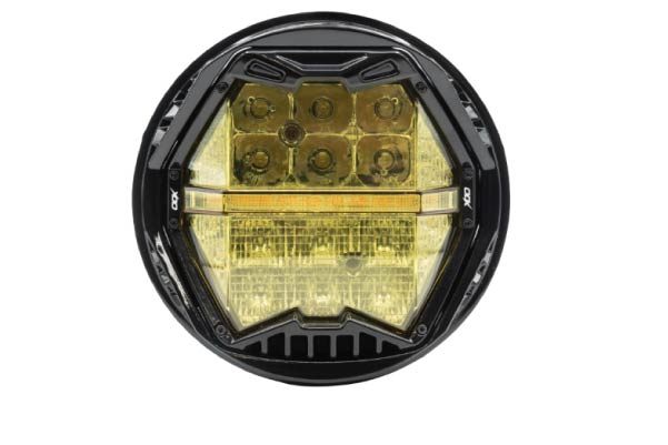  LEDHPY-LY-HL-HC5 / 5.75 inch Yellow Headlight assembly (compatible with Harley Davidson)