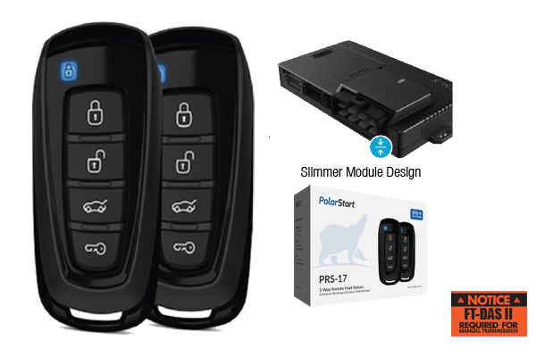 PRS-17 / 1 WAY UNIVERSAL REMOTE STARTER & VEHICLE SECURITY SYSTEM