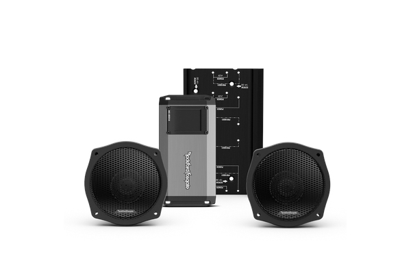 XXX XBX800B Dual 8 in. Bass Box with Amplifier & Wiring Kit 800W Black  Woofers 